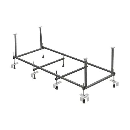 Монтажный комплект для акриловой ванны Roca Leon 1500x700 мм (каркас, комплект креплений к стене, система слив-перелив)