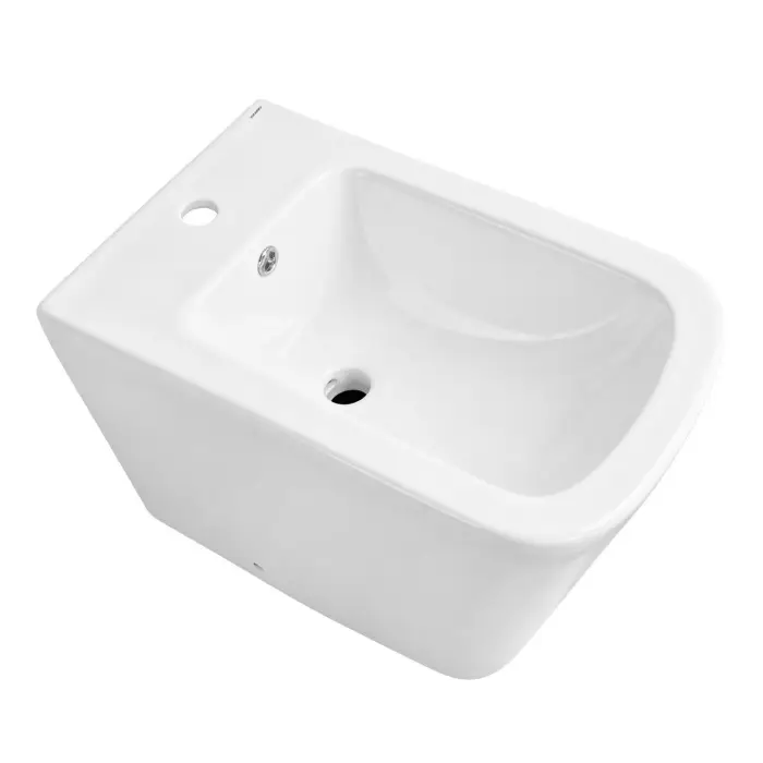 Биде напольное Azario Кайдо 340х560х400 санфаянс, белый (AZ-1303F)