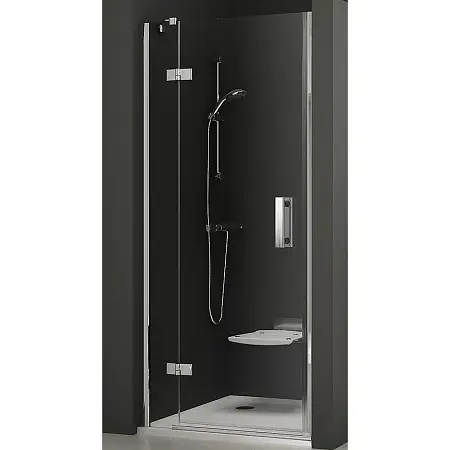 Душевая дверь Ravak Smartline SMSD2-90 A L распашная, левостороння, стекло Transparent, профиль Хром (0SL7AA00Z1)