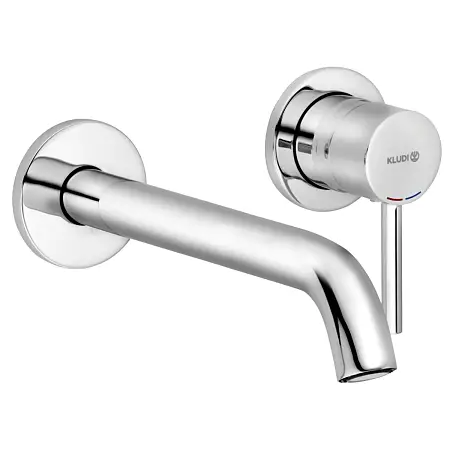 Смеситель для раковины Kludi Bozz с внутренней частью, хром (382450576S)