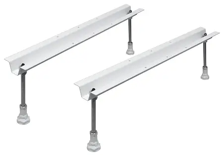 Ножки для ваннн Azario универсальная опорная конструкция, с основанием, 2 шт. сталь (AV.001010UK)