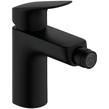 Смеситель для биде Hansgrohe Logis керамический картридж, черный матовый (71200670)