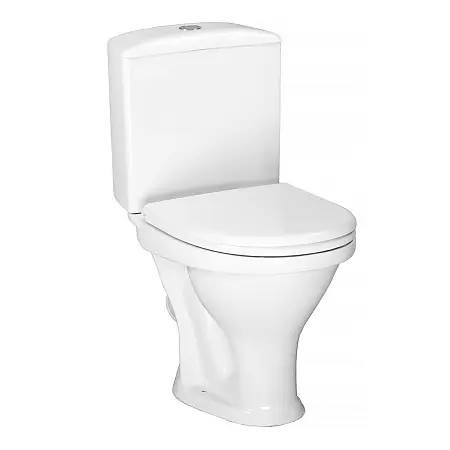 Унитаз-компакт Santeri Вест напольный, с сиденьем стандарт (1.P201.8.S00.00B.F)