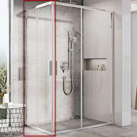 Душевая дверь Ravak Blix Slim BLSRV2K-100 стекло Transparent, профиль Хром (X1XMA0C00Z1)