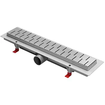 Душевой лоток AZARIO D40 Medium 850 мм, боковой слив, пластиковый, решетка из нержавеющей стали (AZ-CH 850 M)