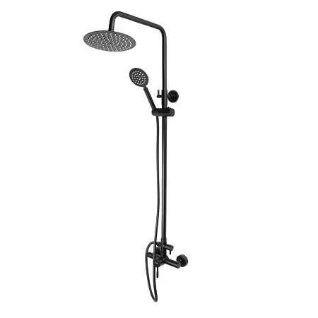 Душевая стойка черная "OXFORD" (FX-9500B)