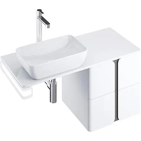 Столешница под раковину Ravak Balance 120 Белый блестящий лак (X000001372)