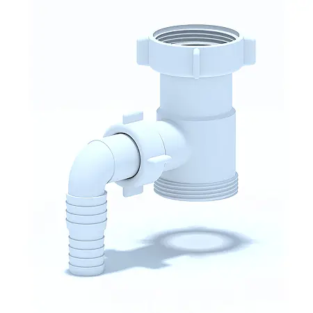 Отвод стиральной машины Ани Пласт 1 1/2"*1 1/2" (M110)