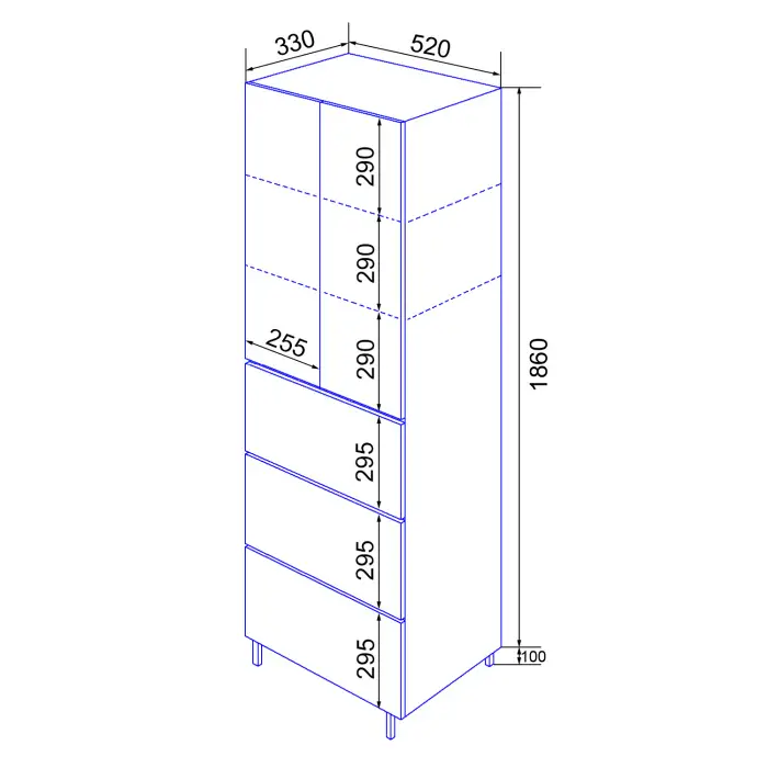 Пенал Эстима 523_схема