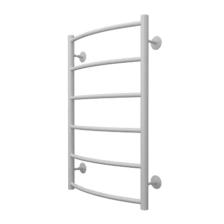 Полотенцесушитель водяной AZARIO VERONA 500/800 6 секций, нижнее/диагональное подключение, 1/2", белый (AZ83873W)