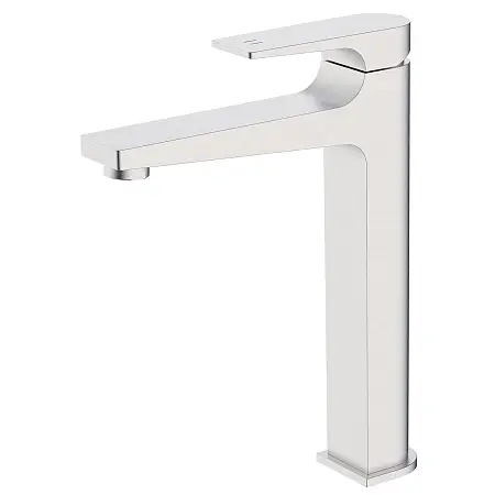 Смеситель для раковины-чаши Azario Arida высокий, керамический картридж, сатин (AZ-K9054BN)