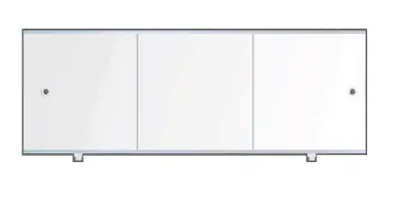 Экран для ванны Метакам ПРЕМИУМ А 1,80 алюминиевый карска, белый (CS00028394)