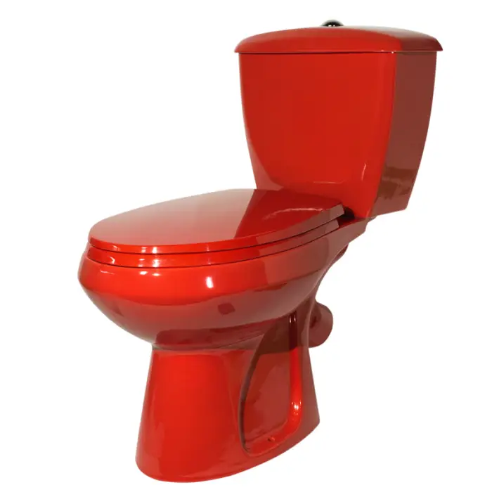 Унитаз-компакт Элисса Стандарт, с сиденьем, красный (43360110202)