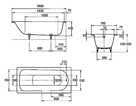 Kaldewei_Saniform_Plus_160